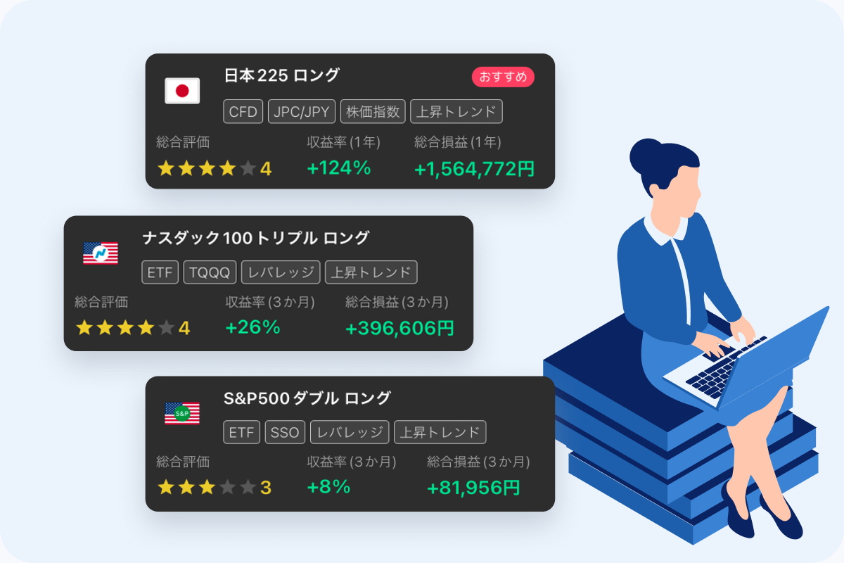ランキングから選択する画面