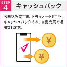 STEP4 キャッシュバック