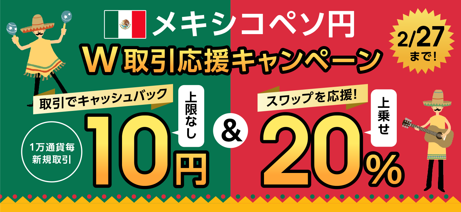 メキシコペソキャンペーン
