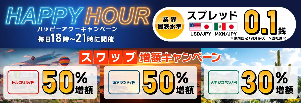 ハッピーアワーキャンペーン